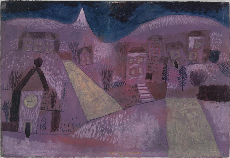 Paysage d'hiver - Paul Klee