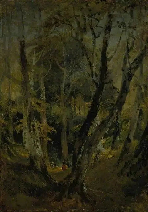 A Beech Wood with Gypsies seated in the Distance - J. M. W. Turner