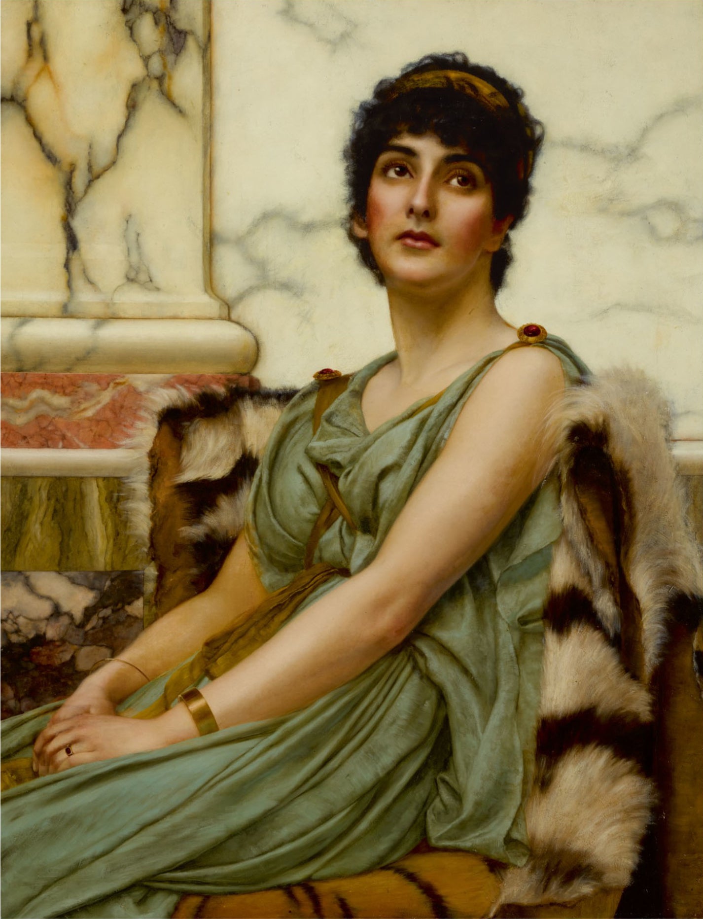 A Classical Beauty - John William Godward