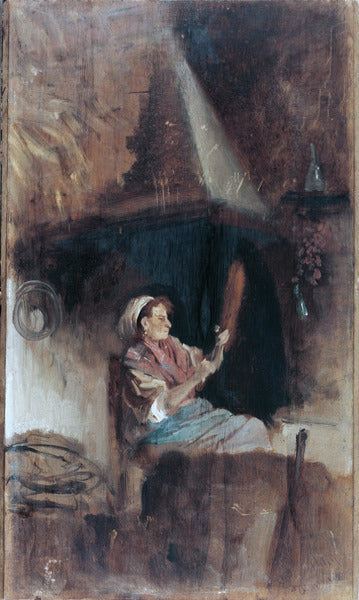 À côté de l'âtre - Giuseppe De Nittis