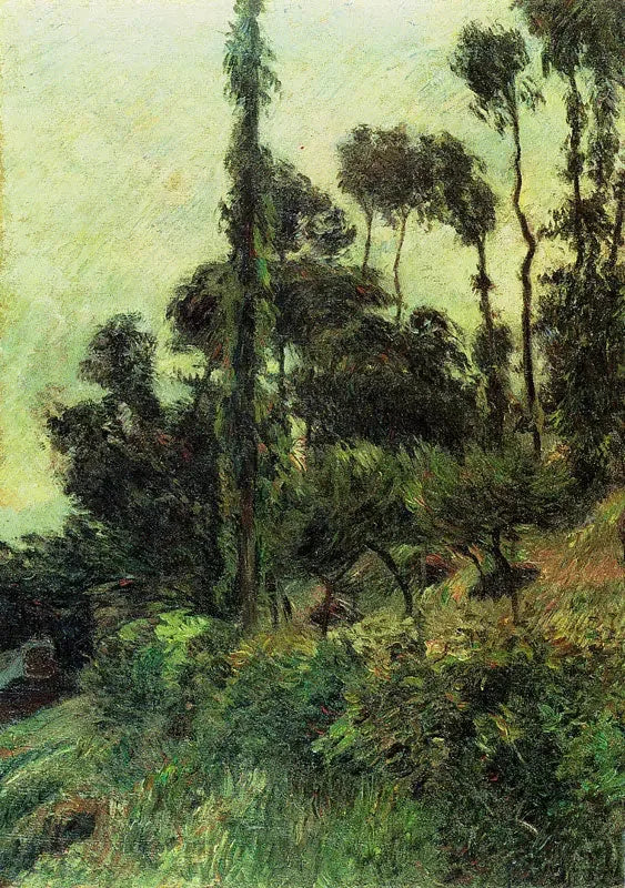 À flanc de coteau - Paul Gauguin image 1 copie de tableau peinte à la main