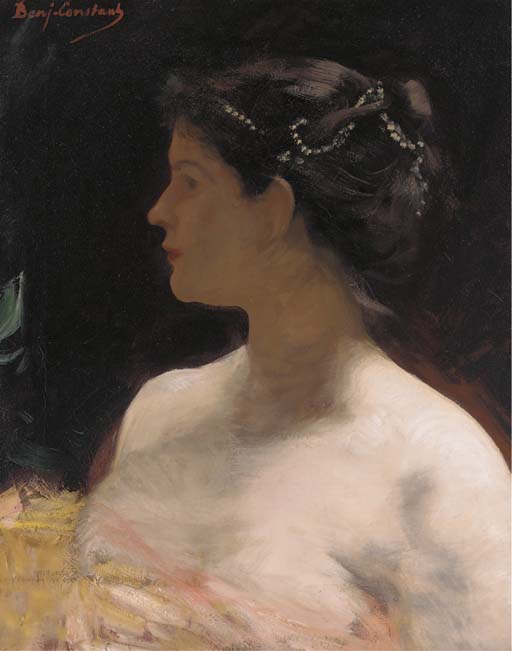 À l'Opéra - Jean-Joseph Benjamin-Constant image 1 copie de tableau peinte à la main