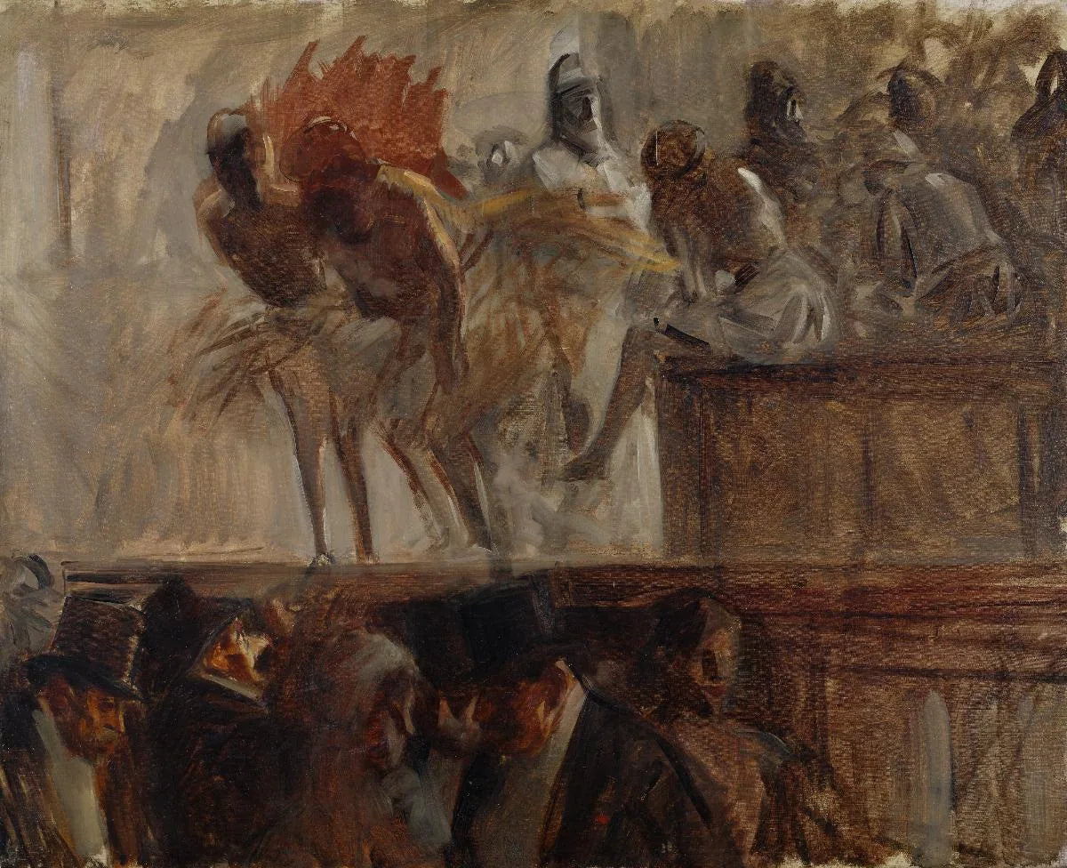 À l'opéra - Jean-Louis Forain image 1 copie de tableau peinte à la main