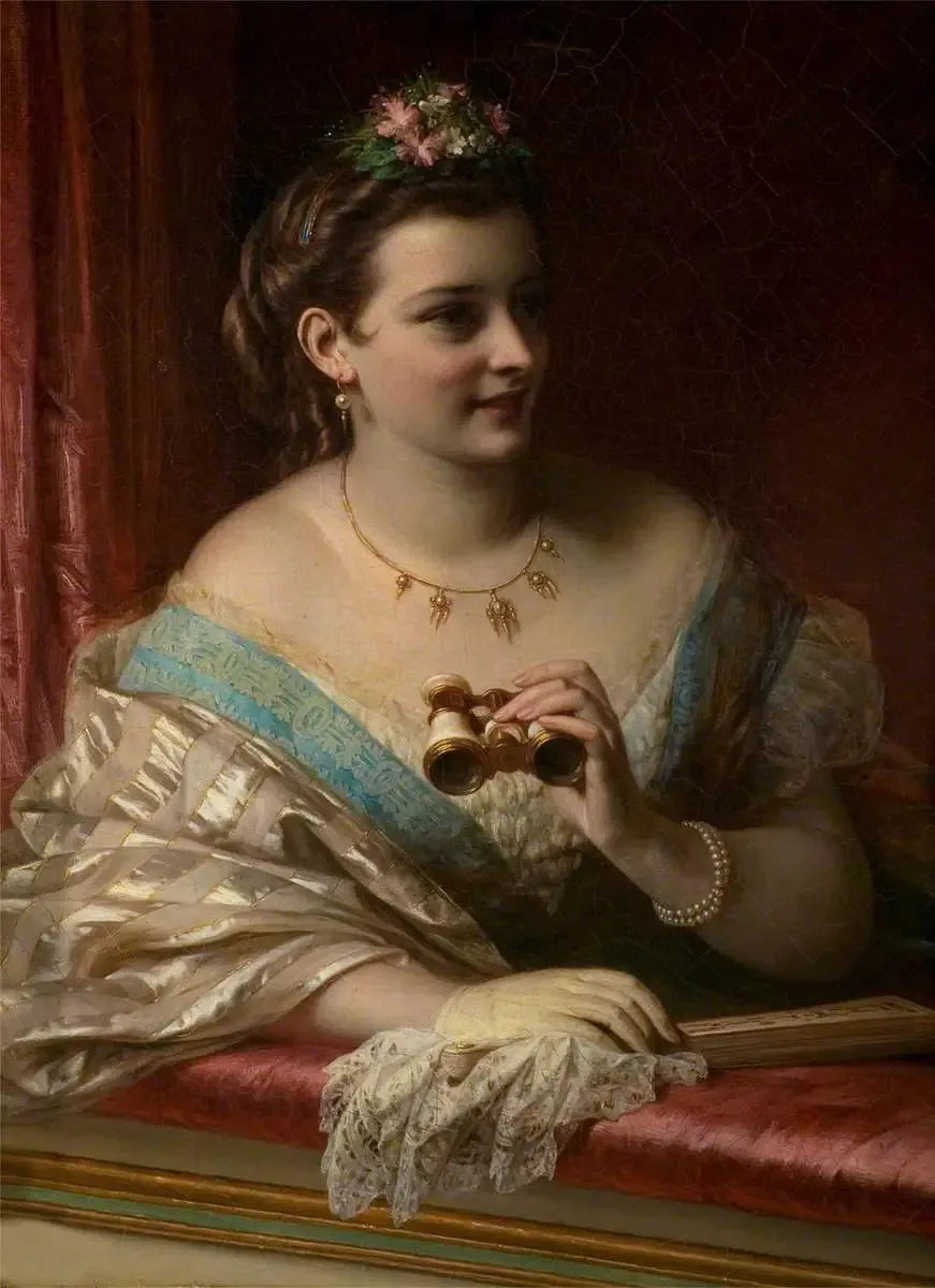 À l'Opéra - Thomas Francis Dicksee image 1 copie de tableau peinte à la main