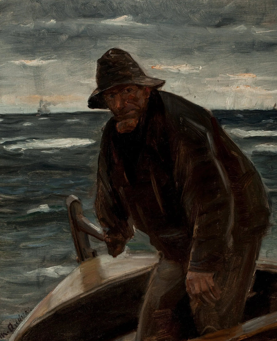 À la barre - Michael Peter Ancher