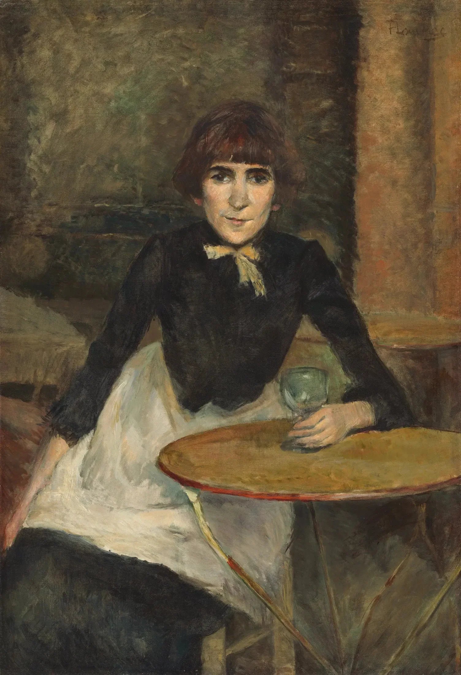 À la Bastille (Jeanne Wenz) - Henri de Toulouse-Lautrec image 1 reproduction réalisée par Alpha Reproduction