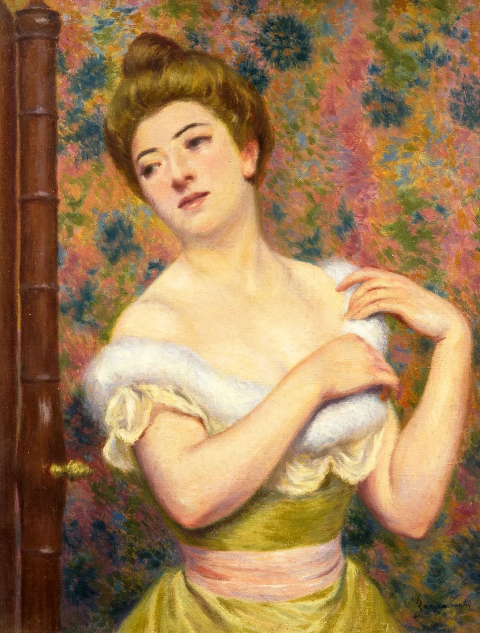 À la coiffeuse - Federico Zandomeneghi image 1 reproduction artisanale de tableau
