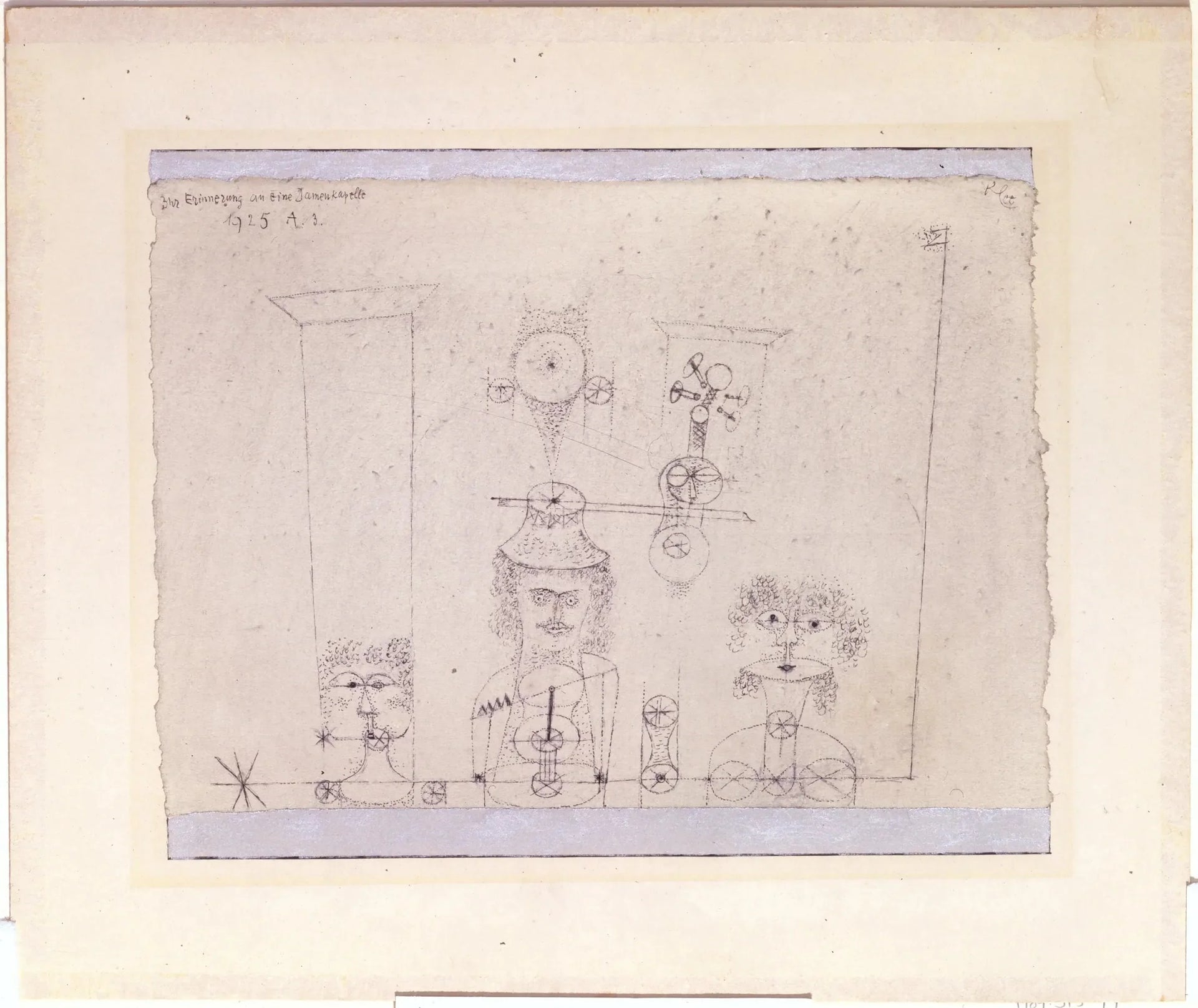 À la mémoire d'un groupe entièrement féminin - Paul Klee image 1 copie peinte à la main à l’huile