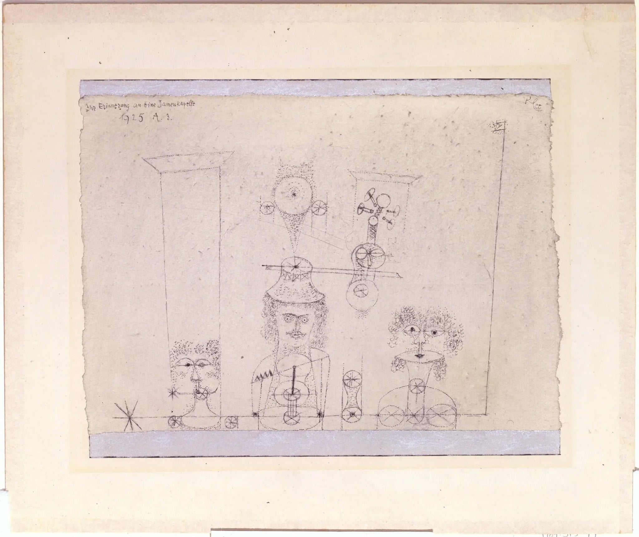 À la mémoire d'un groupe entièrement féminin - Paul Klee image 1 copie peinte à la main à l’huile
