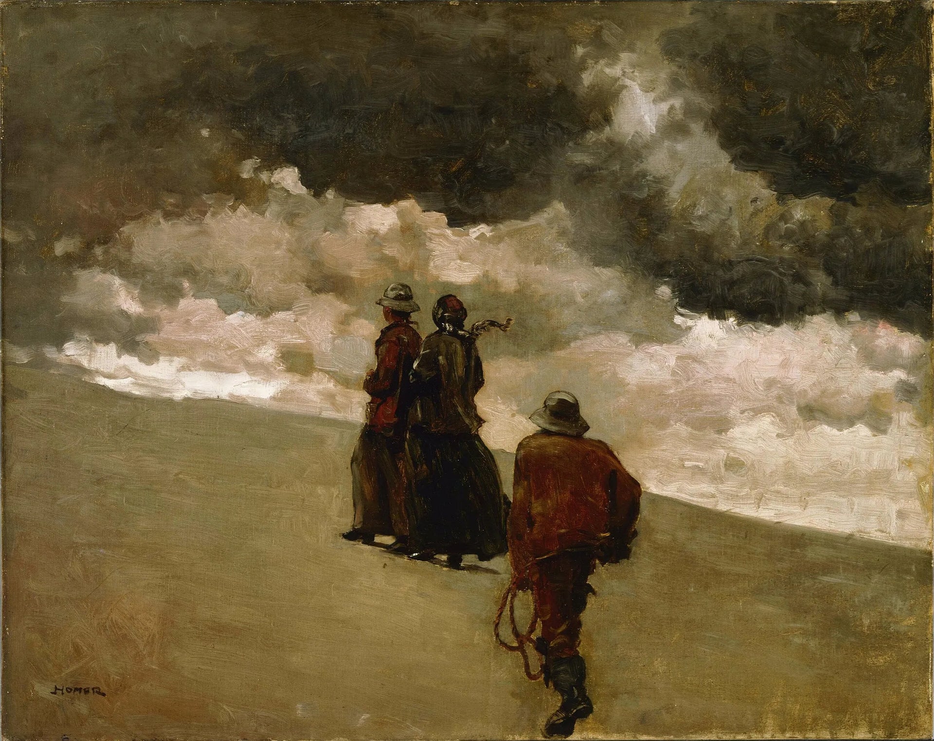 À la rescousse - Winslow Homer image 1 copie peinte à la main à l’huile