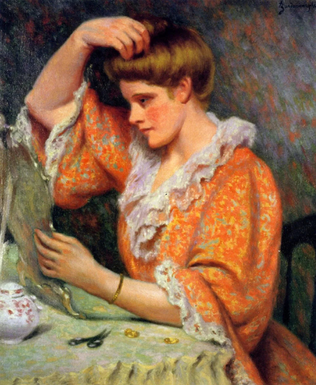 À la Toilette - Federico Zandomeneghi image 1 reproduction réalisée par Alpha Reproduction