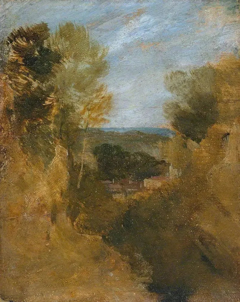 A Narrow Valley - J. M. W. Turner image 1 reproduction artisanale de tableau