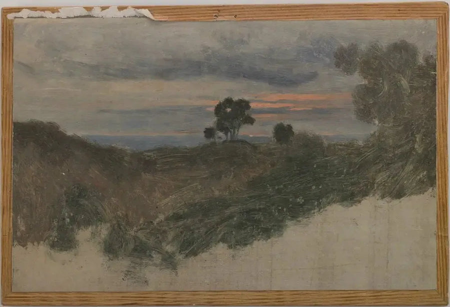 À Olevano près de Rome - Jean-Baptiste Camille Corot image 1 reproduction artisanale de tableau