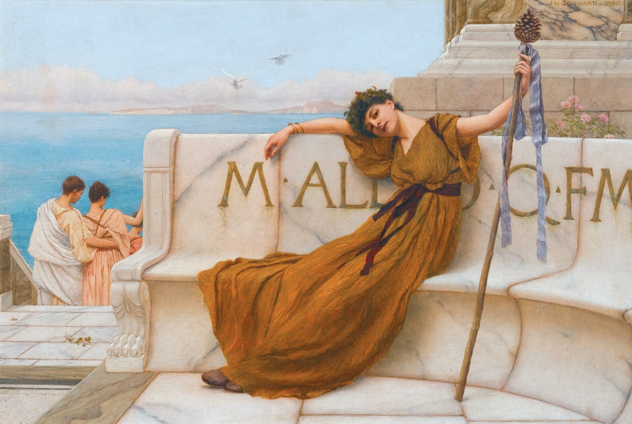 A Priestess - John William Godward