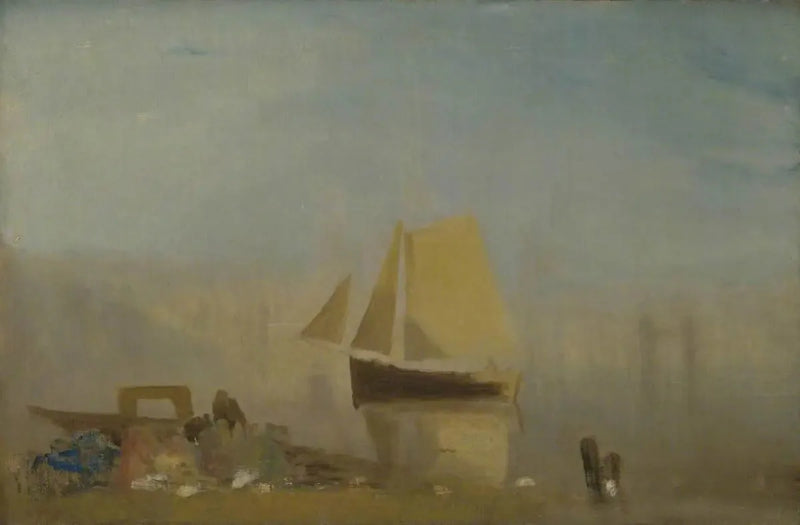 A Sail Boat at Rouen - J. M. W. Turner