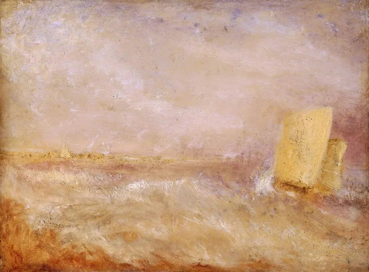 A Sailing Boat off Deal - J. M. W. Turner image 1 reproduction artisanale de tableau