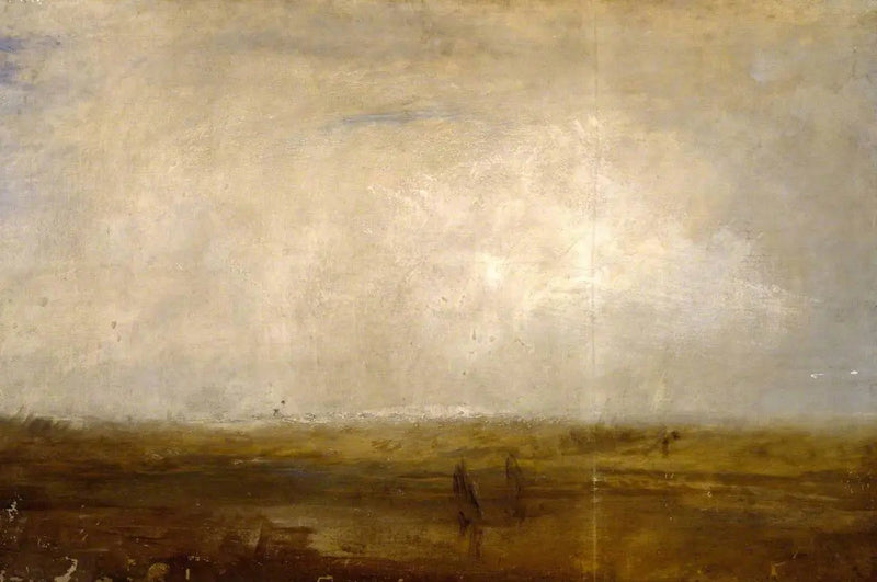 A Sandy Beach - J. M. W. Turner