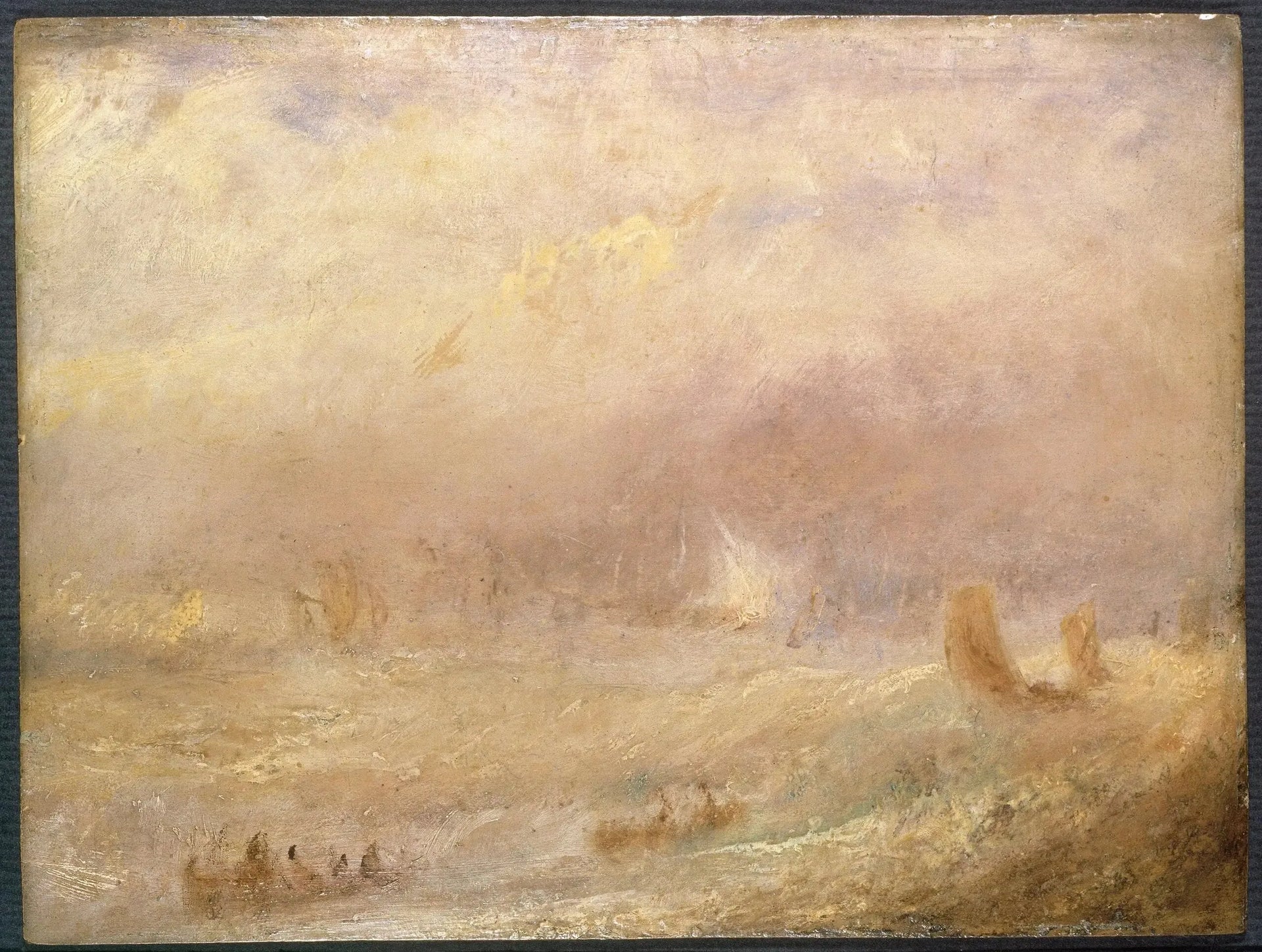 A View of Deal - J. M. W. Turner image 1 reproduction artisanale de tableau