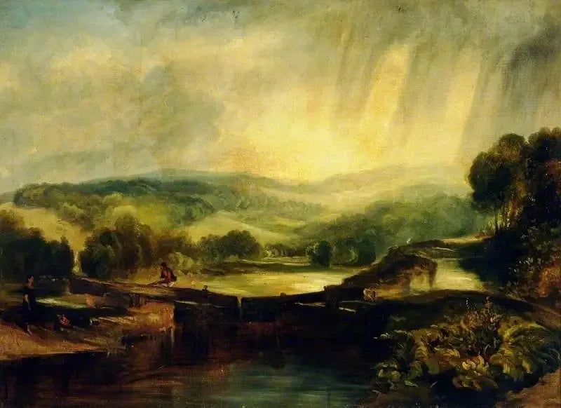 A View on the Colne, Moor Park, Hertfordshire - J. M. W. Turner
