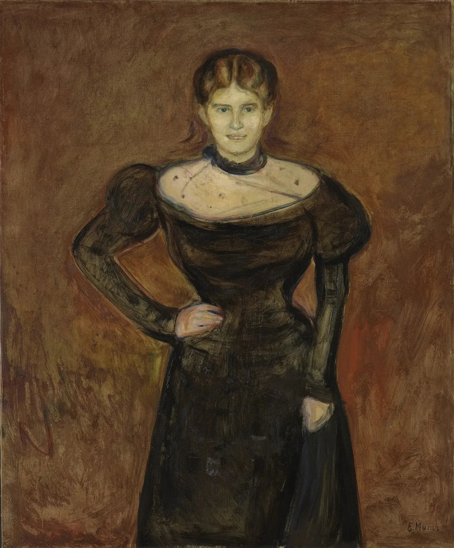 Aase Nørregaard - Edvard Munch image 1 copie de tableau peinte à la main
