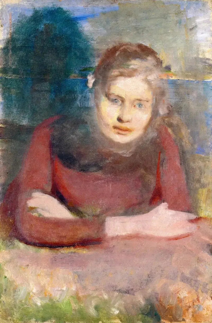 Aasta Carlsen - Edvard Munch image 1 tableau peint à l’huile sur toile