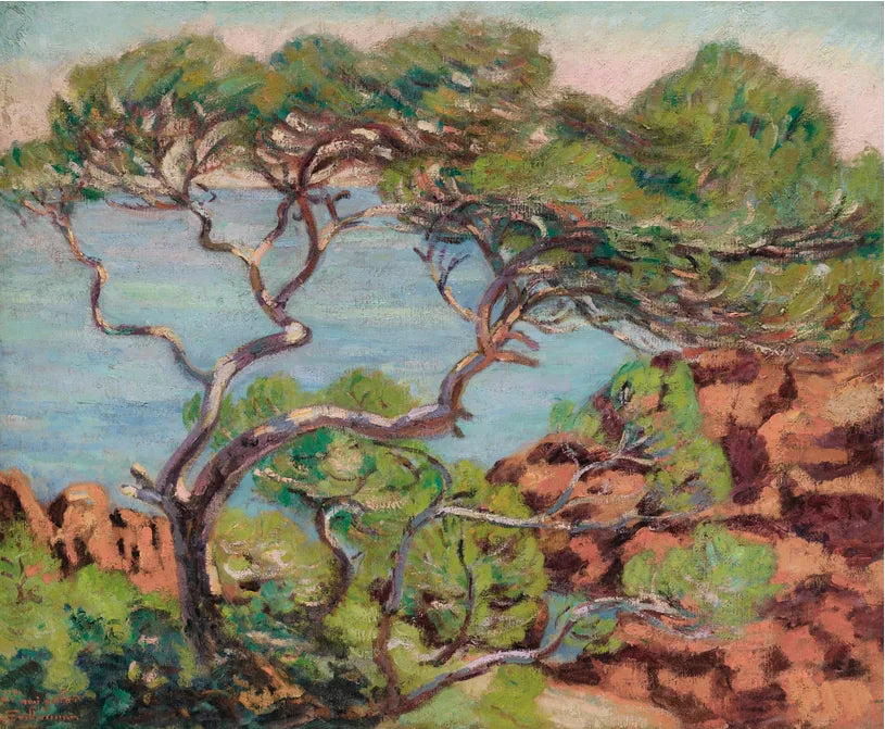 Aay, Paysage du Midi - Armand Guillaumin image 1 copie peinte à la main à l’huile