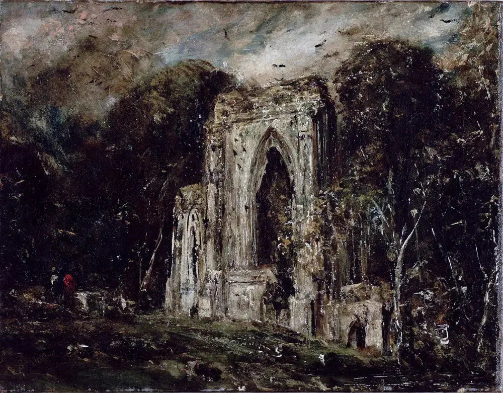 Abbaye de Netley - John Constable image 1 copie de tableau peinte à la main