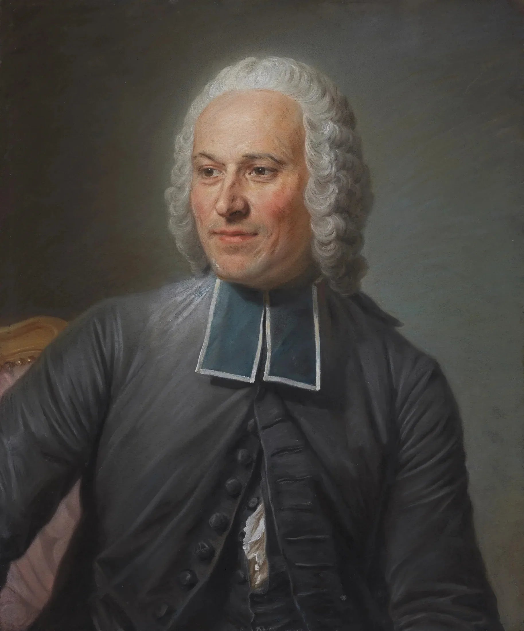 Abbé Nollet - Maurice-Quentin de La Tour image 1 copie peinte à la main à l’huile