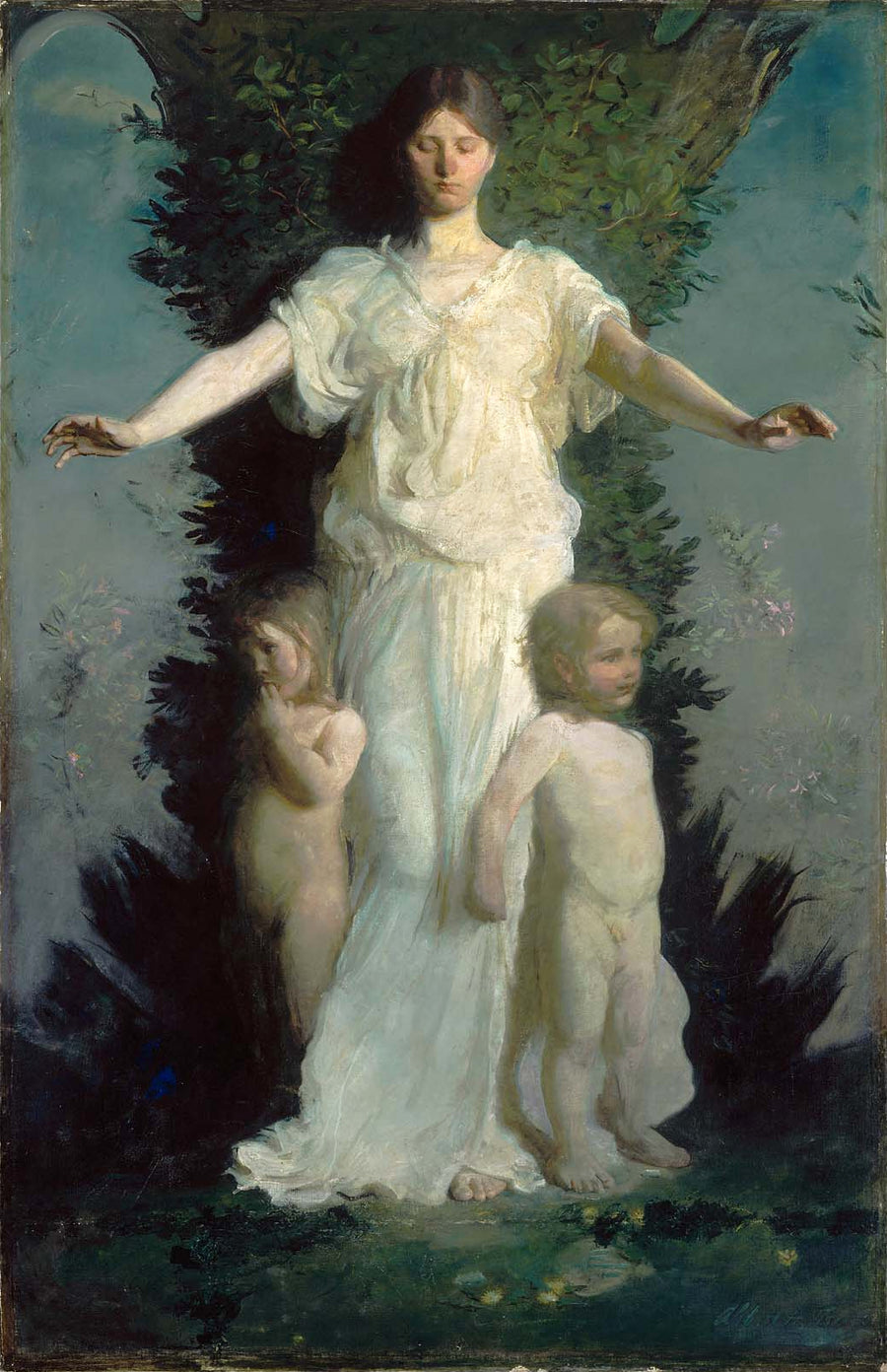 Caritas (1895) - Abbott Handerson Thayer