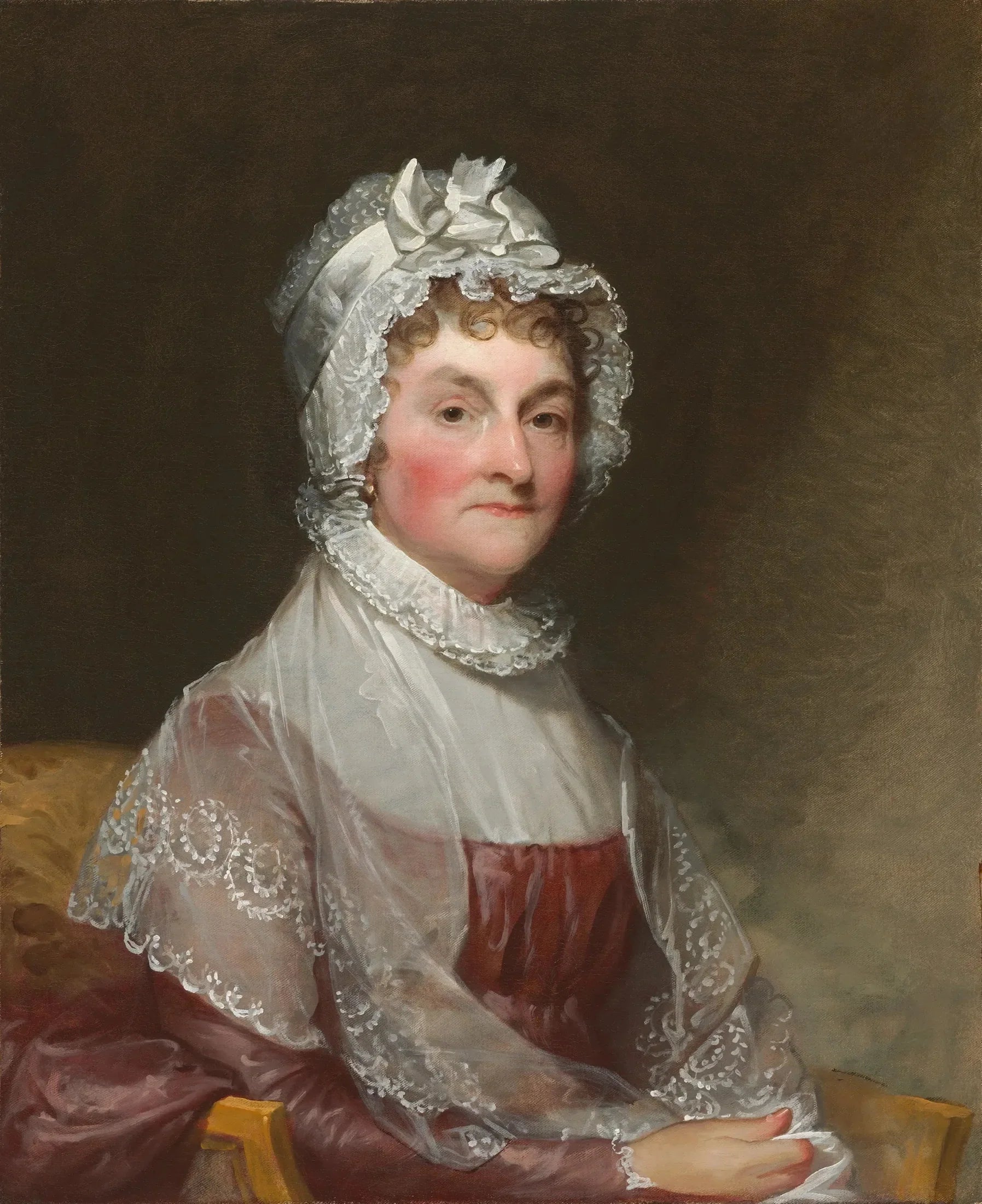 Abigail Smith Adams (Mme John Adams) - Gilbert Stuart image 1 tableau peint à l’huile sur toile