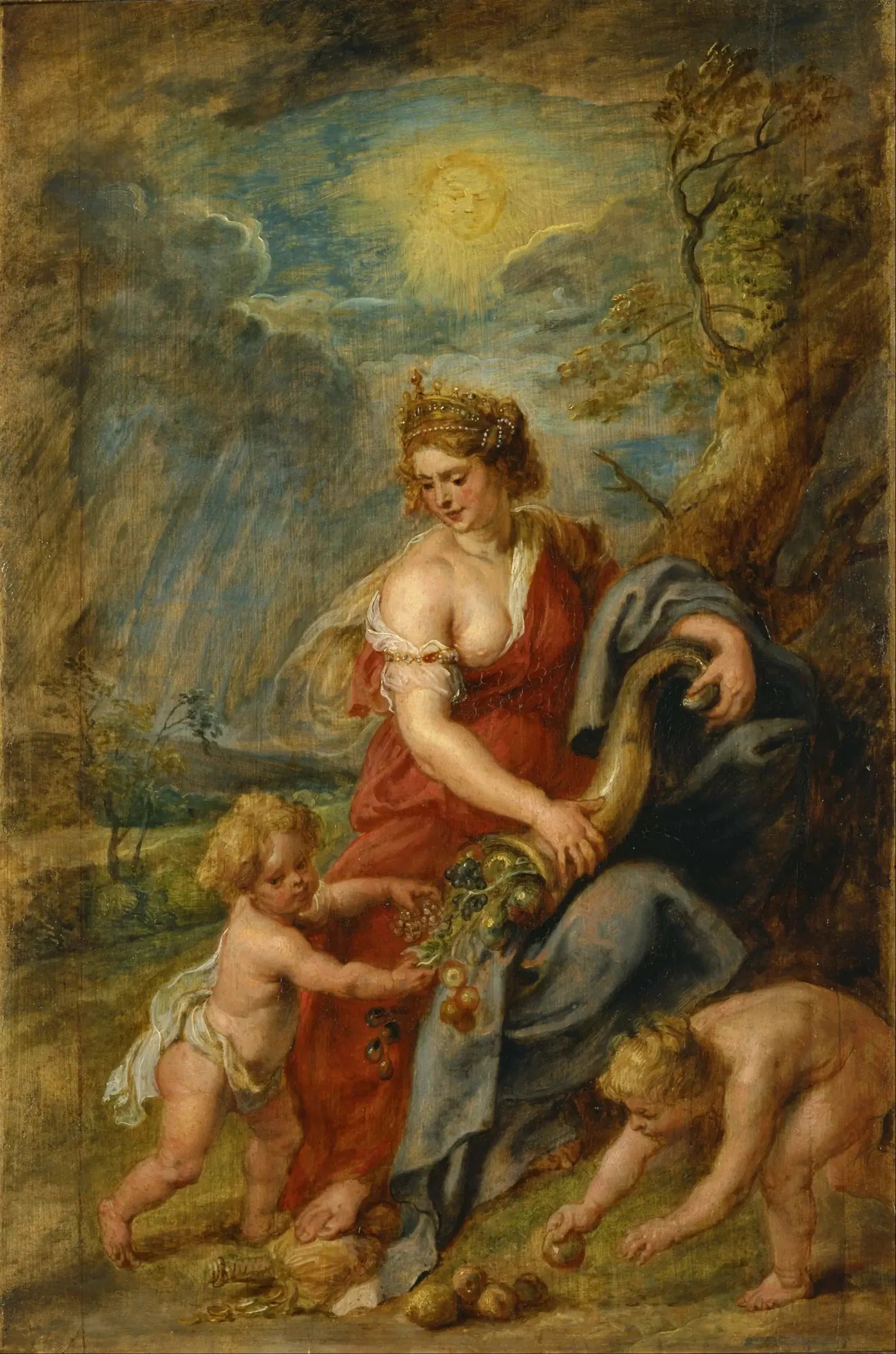 Abondance (Abundantia) - Peter Paul Rubens image 1 reproduction artisanale de tableau