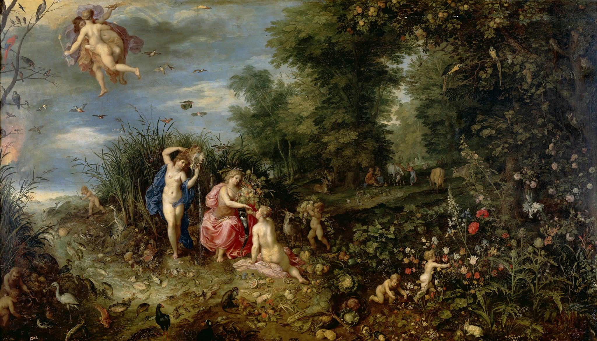 L'abondance et les quatre éléments - Jan Brueghel l'Ancien|Hendrick van Balen