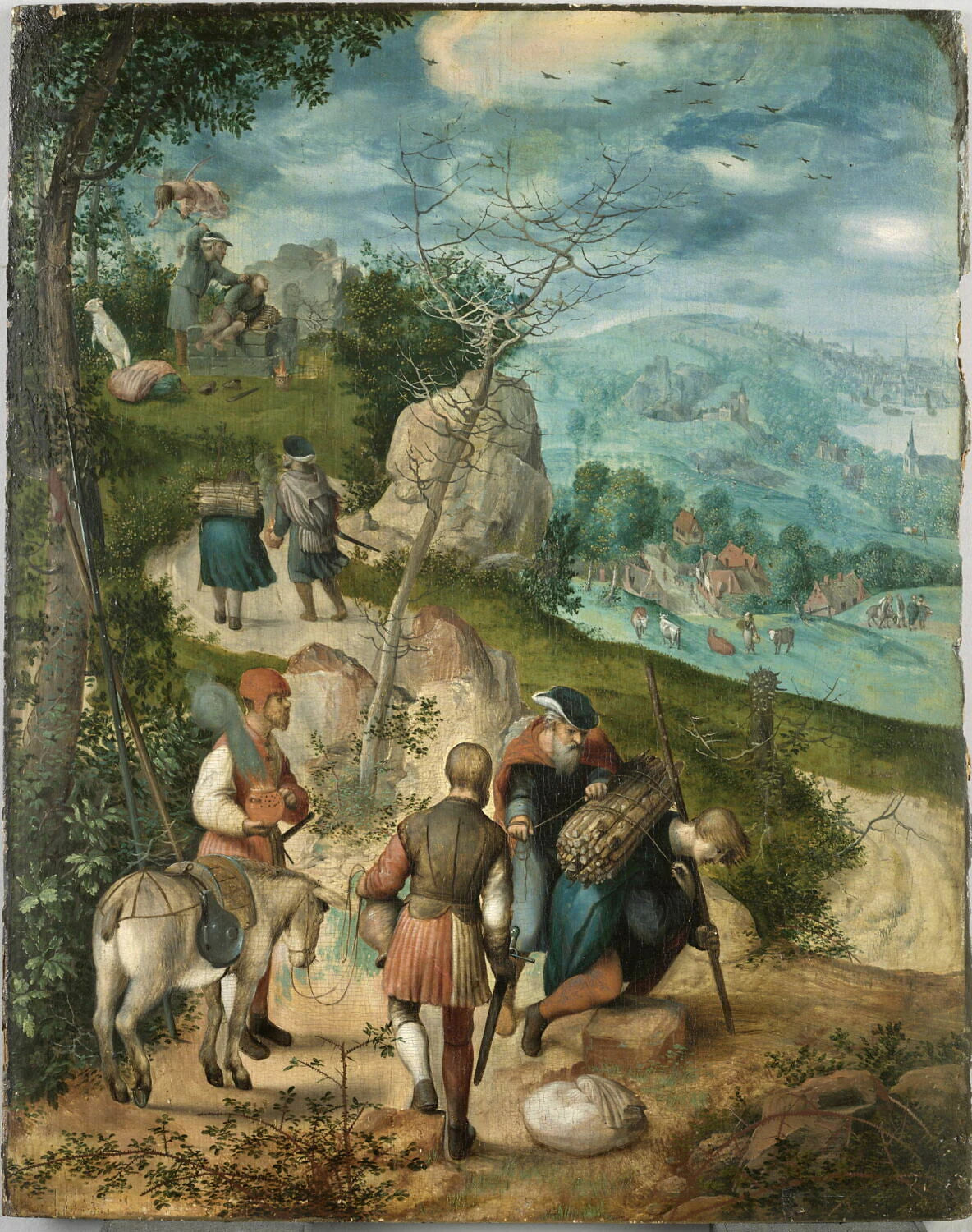 Abraham conduisant son fils Isaac au sacrifice - Flandres