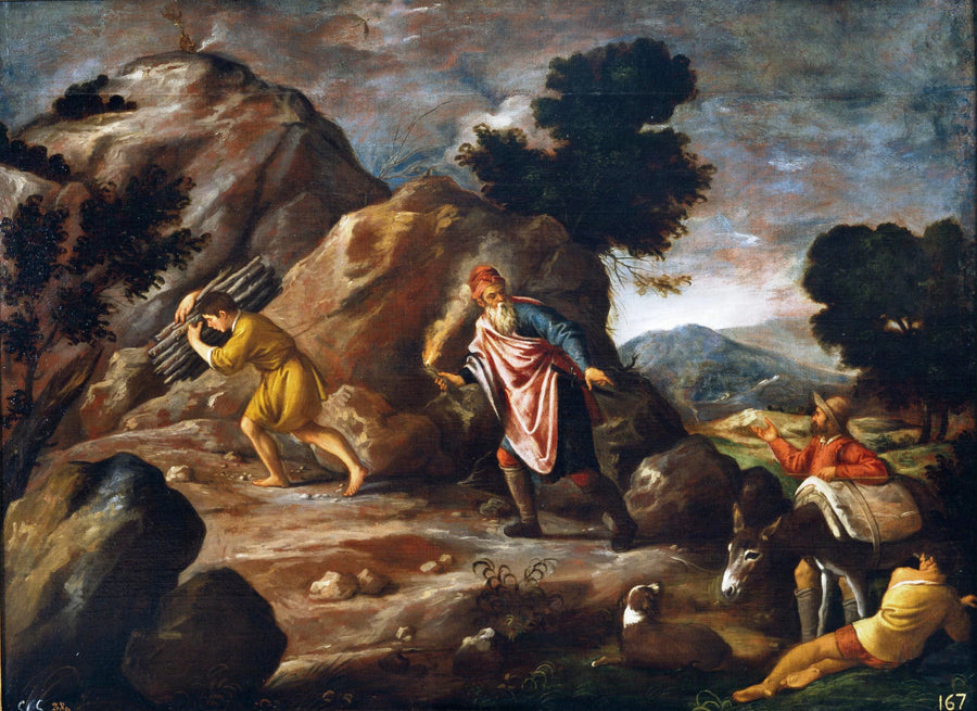 Abraham et Isaac sur le chemin du sacrifice - Pedro Orrente