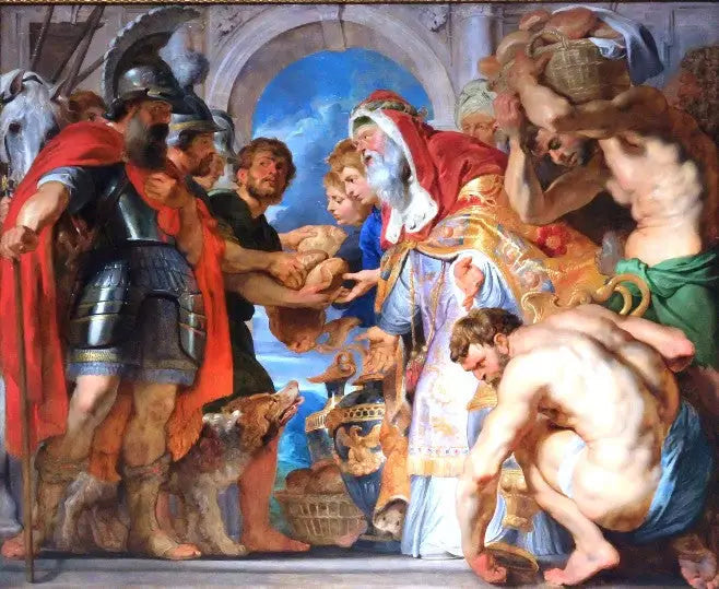 Abraham et Melchisédech - Peter Paul Rubens image 1 reproduction réalisée par Alpha Reproduction