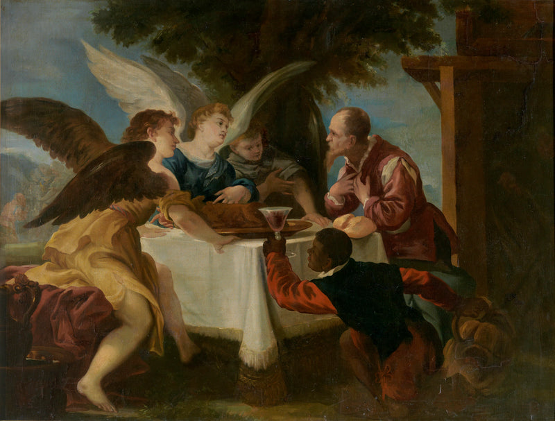 Abraham et les trois anges - Juan Antonio de Frías y Escalante