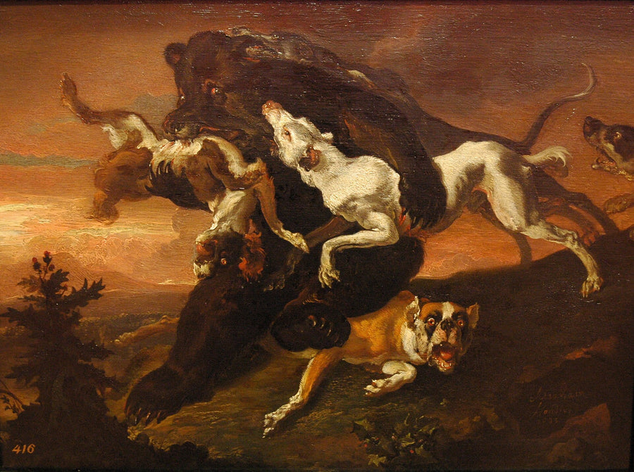 La Chasse à l’ours - Abraham Hondius
