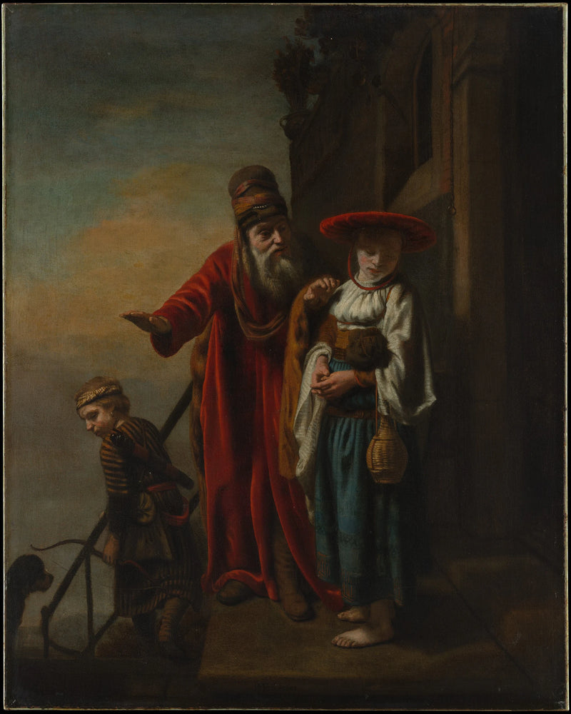 Abraham renvoyant Agar et Ismaël - Nicolaes Maes