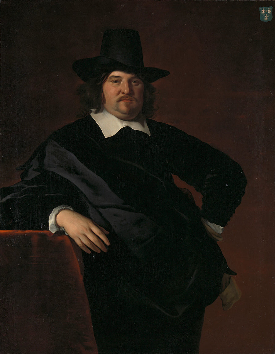 Abraham de Visscher (1605-67). Marchand à Amsterdam et directeur de la Compagnie des Indes occidentales - Jacob Adriaensz Backer