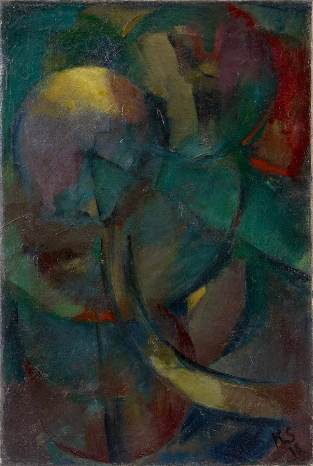 Abstraction 26. Symphonie délicate - Kurt Schwitters image 1 reproduction artisanale de tableau