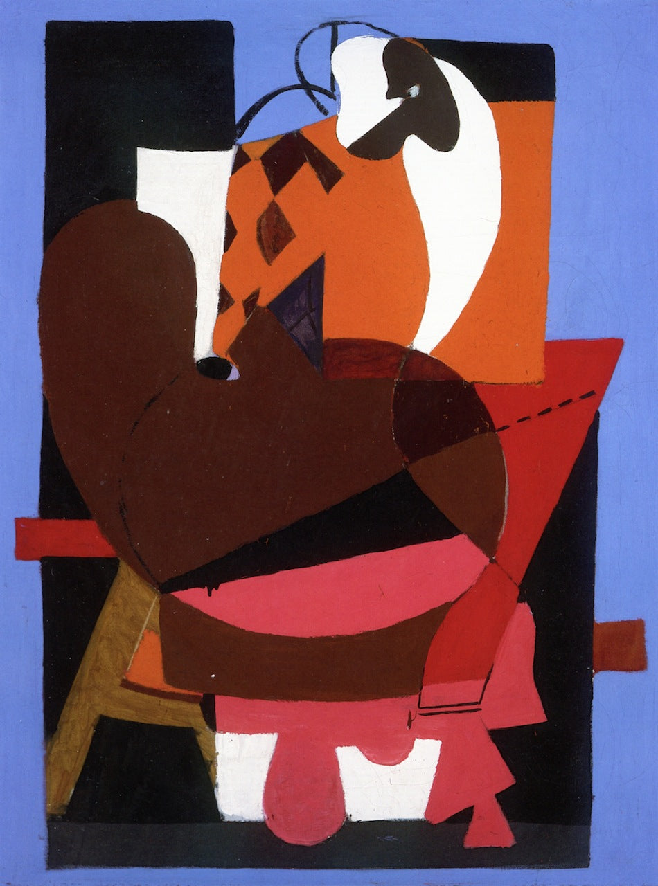 Abstraction avec une palette - Arshile Gorky image 1 reproduction d’œuvre d’art à l’huile