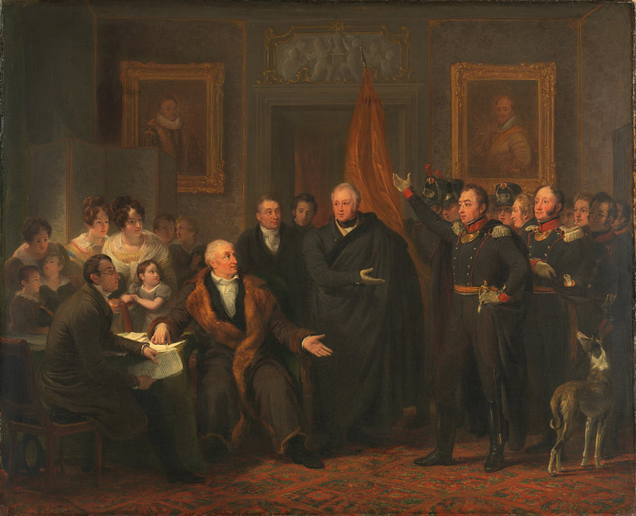 L'acceptation du Haut Gouvernement par le Triumvirat au nom du Prince d'Orange, 21 novembre 1813 - Jan Willem Pieneman