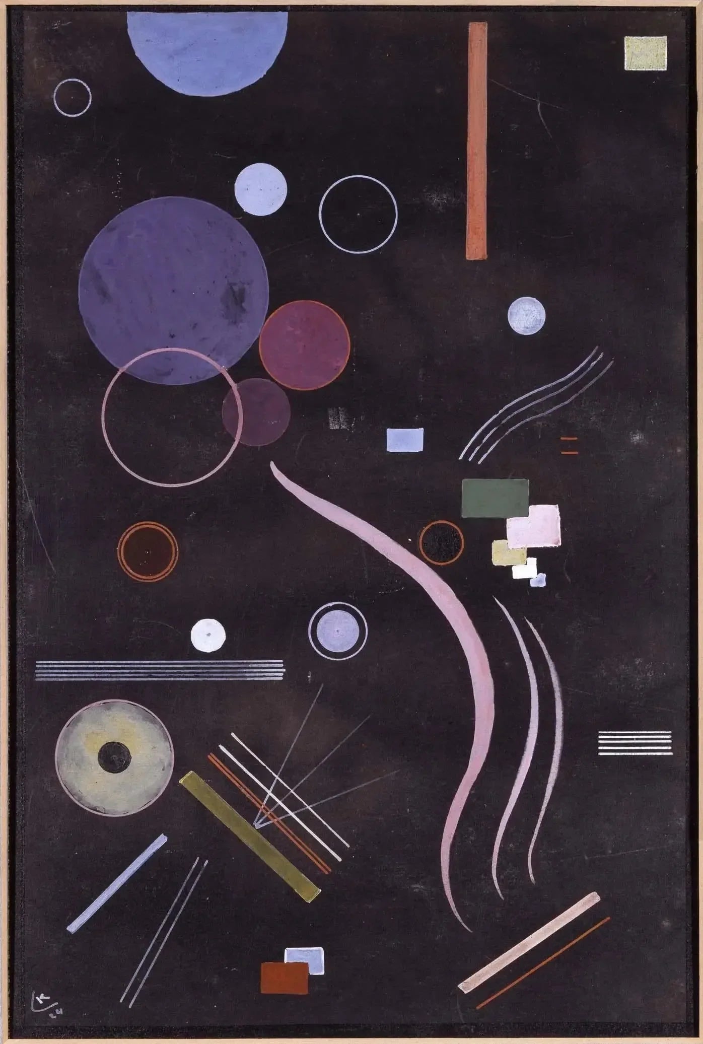 Acentrique - Vassily Kandinsky image 1 tableau peint à l’huile sur toile