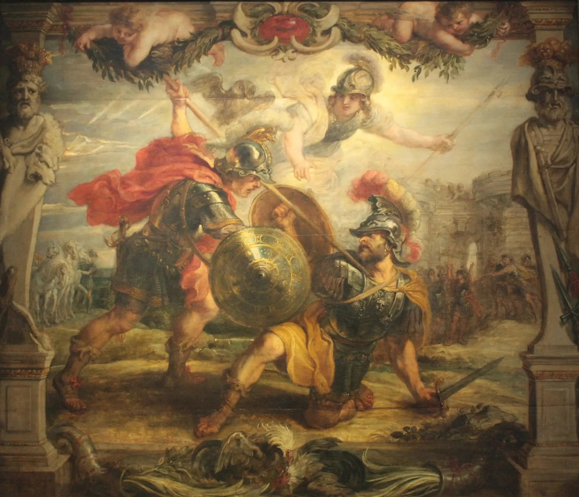 Achille vainqueur d'Hector - Peter Paul Rubens image 1 reproduction de peinture à l’huile