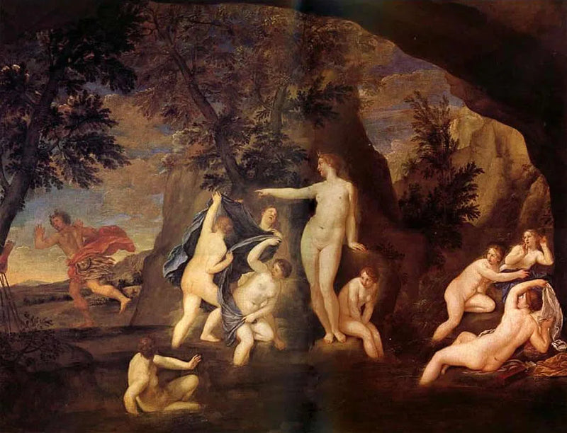 Actéon métamorphosé en cerf - Francesco Albani