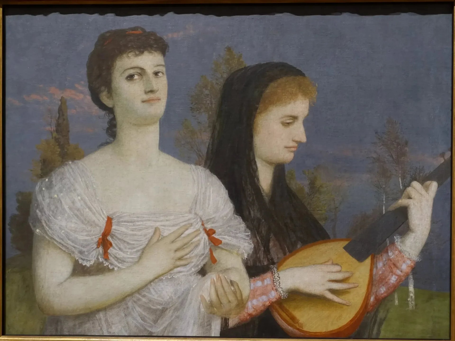 Adagio - Arnold Böcklin image 1 copie peinte à la main à l’huile