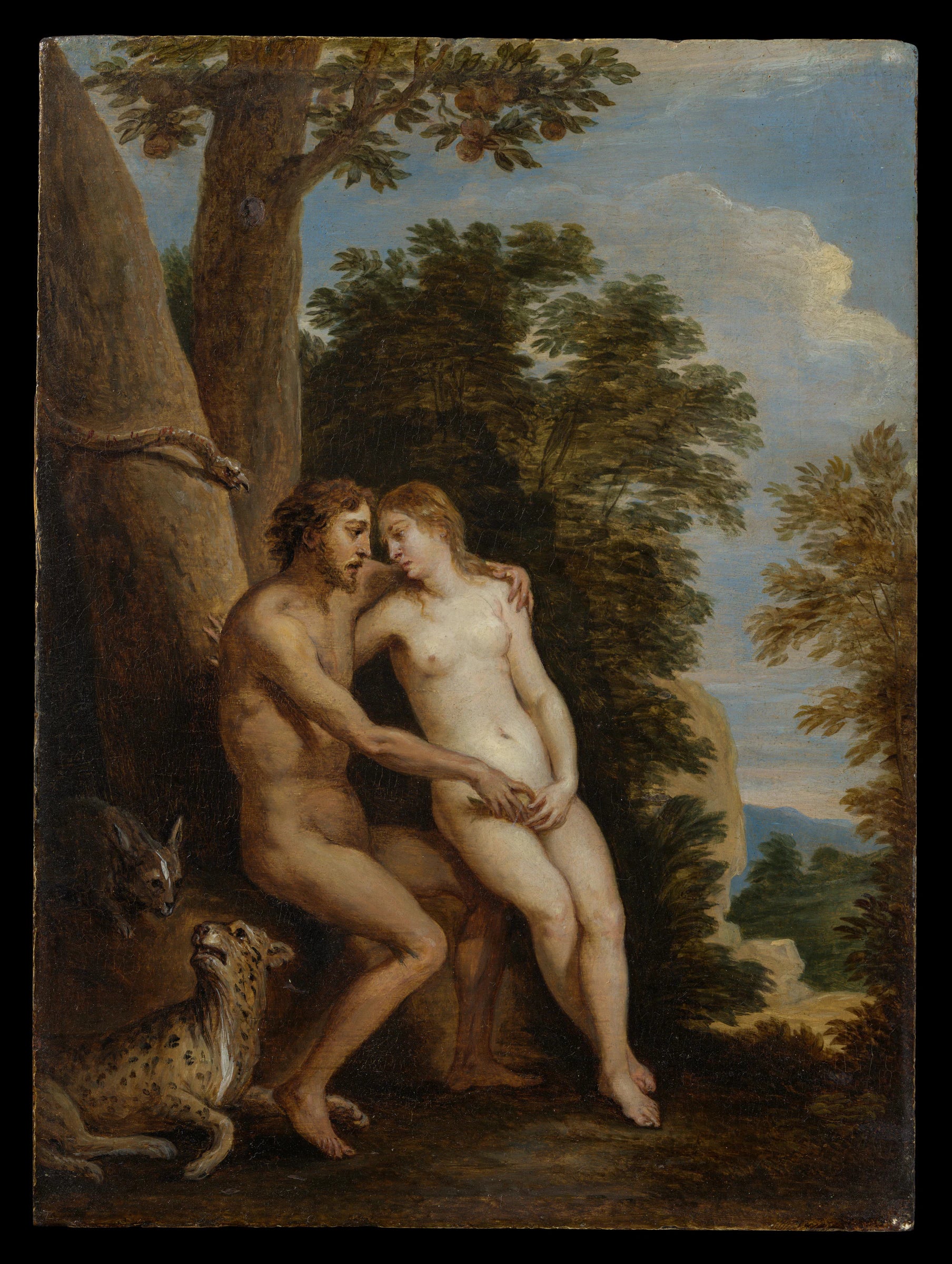 Adam et Ève au paradis - David Teniers the Younger