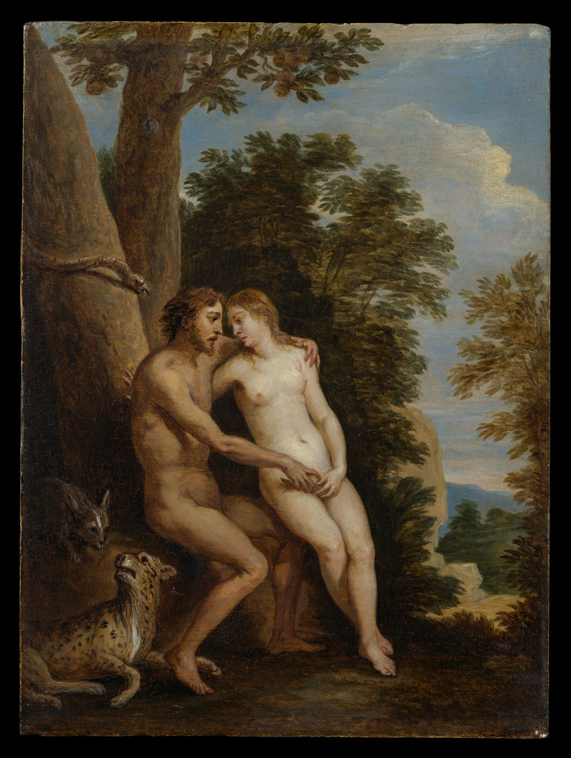 Adam et Ève au paradis - David Teniers the Younger
