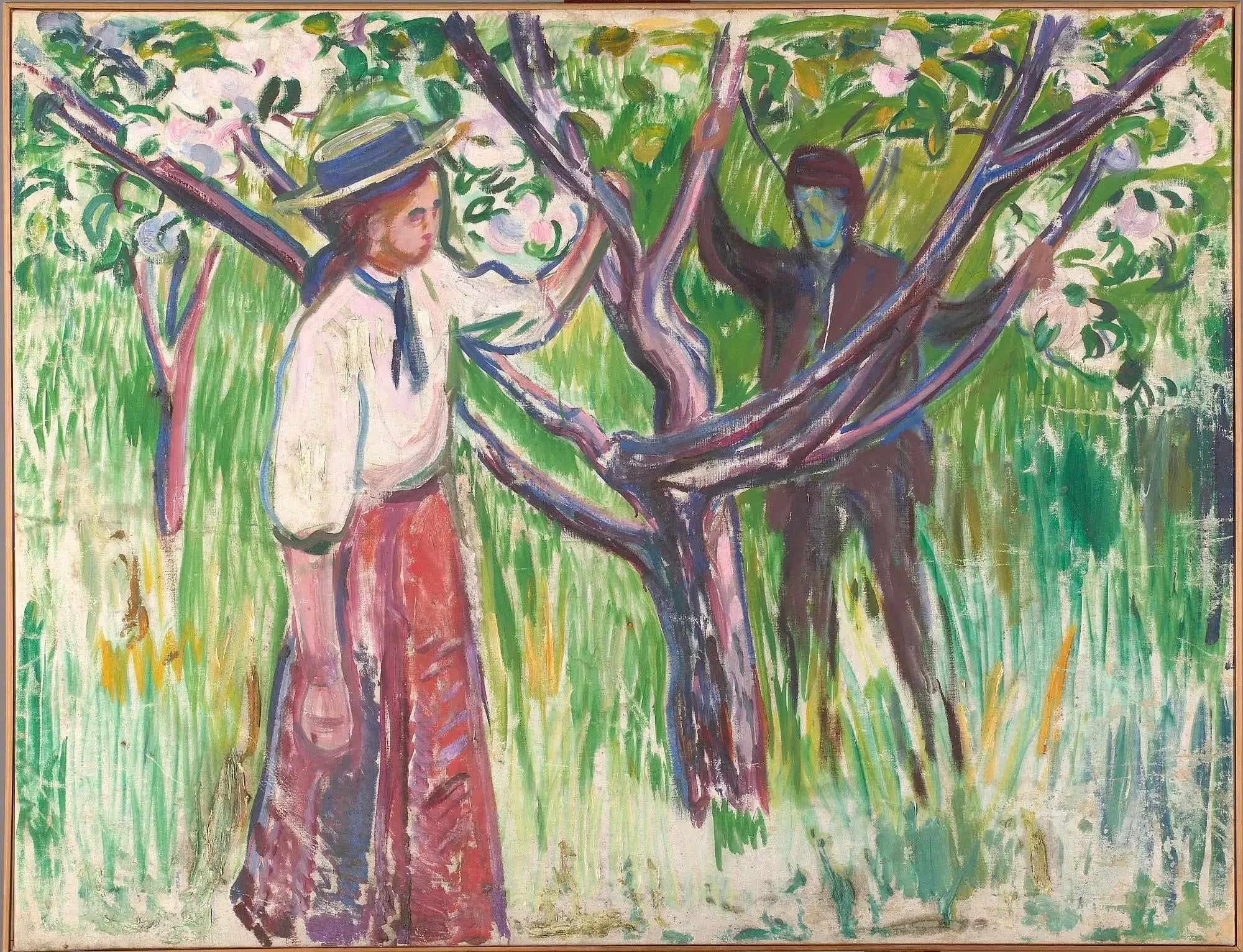 Adam et Ève - Edvard Munch image 1 reproduction artisanale de tableau