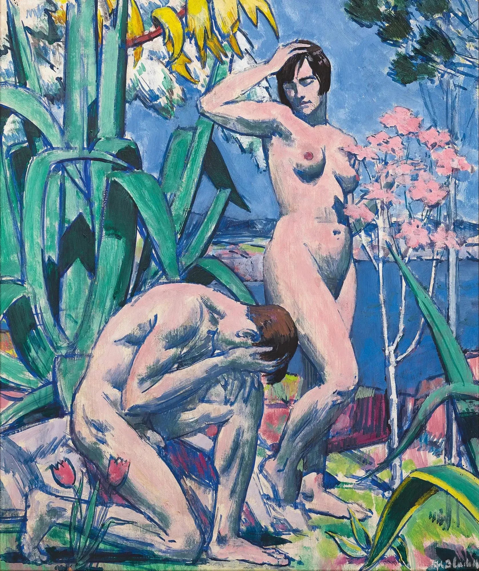 Adam et Ève - Francis Cadell image 1 reproduction de peinture à l’huile